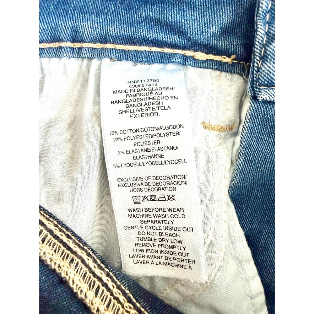 True Religion Two Tone Bootcut Becca Denim Jeans Women Size 26 - Picture 5 of 8